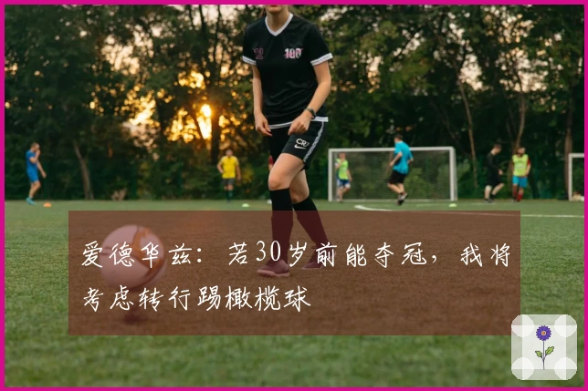 爱德华兹:若30岁前能夺冠,我将考虑转行踢橄榄球