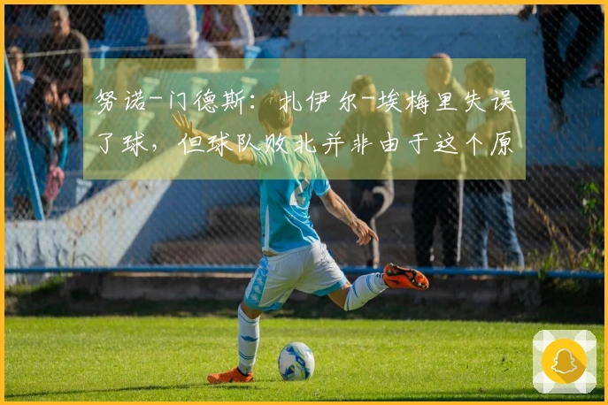 努诺-门德斯：扎伊尔-埃梅里失误了球，但球队败北并非由于这个原因